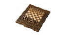 Шахматы + нарды резные Бриз 30 Haleyan