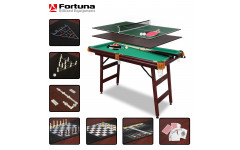 Стол для бильярда Fortuna Пул 4фт 9 в 1 с комплектом аксессуаров Стол для бильярда Fortuna Пул 4фт 9 в 1 с комплектом аксессуаров