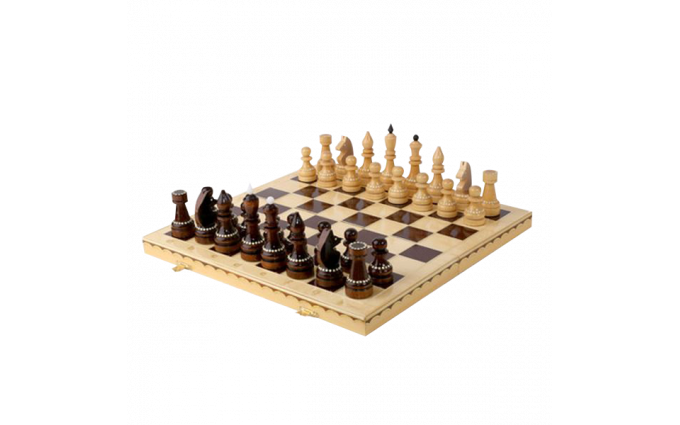 Шахматы обиходные инкрустированные (Орлов) Шахматы обиходные инкрустированные (Орлов)